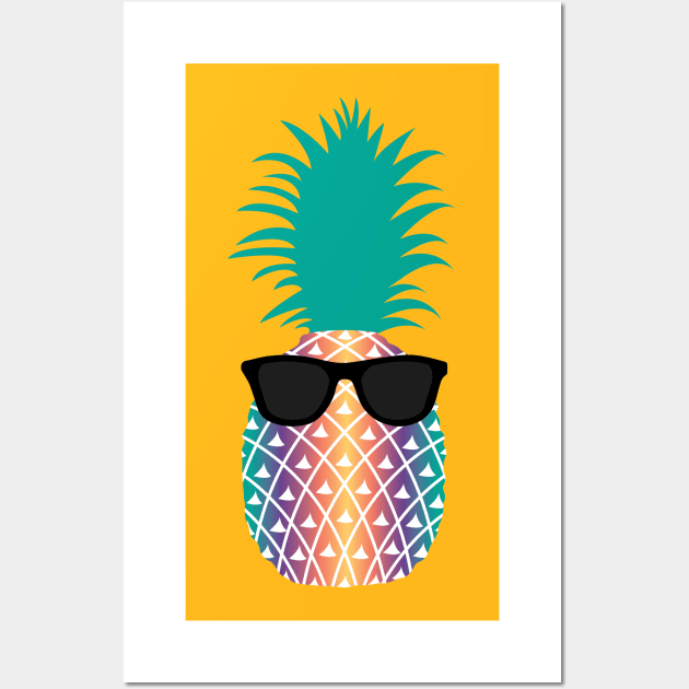 Sunglasses Pineapple Wall Art by KevinWillms1